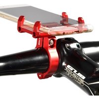 Tinderala Aluminum Bicycle Bike 3.5-6.2 inch Smartphone Adjustable Support GPS Mobile Cell Phone Holder Stand Mount Bracket