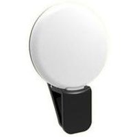 Mini Clip on Selfie Ring Light with USB Charging Cable for Smartphone Tablet Laptop