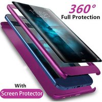 360 degree Full Coverage shockproof Case for Samsung Galaxy S8 S9 S10 Plus Note 9 8 Hard PC protective Phone cover