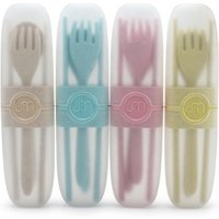 Cubiertos biodegradables promotion plastic wheat fabric compostable cutlery