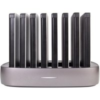 Aluminium + ABS 8000mah powerbank multi port usb mobile device charging station for phones