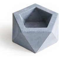 Nicole 2018 new Concrete Planter Silicone Mold 3d Geometric Cement Flower Pots Decorations Mould