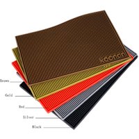 Custom rubber beer bar mats with logos New Design Promotional Custom Beer Pvc Bar Mat bar beer drip mat