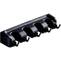Top Quality Utility ABS Wall Mount Magic Mop Broom Holder for Garden Tool Storage Hangers Rack Garage Organization with 4 Holder