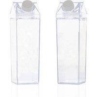 Plastic portable water bottles milk carton water bottle with custom