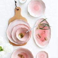 Elegant Petal Shape Dinnerware Set