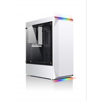 L07 2019 New Design full tower Case gamer PC Housing with Two RGB Strip Lights /Computer Gaming Case with Acrylic Side Panel