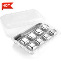 Svin Hot Sale Whisky Stainless Steel Customized Ice Cube Wholesale Whiskey Stones