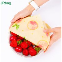3 Piece Printed Reusable Beeswax Food Wraps