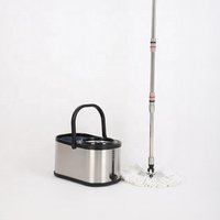 Spin 360 Magic Mop Stainless Steel Bucket Wheels