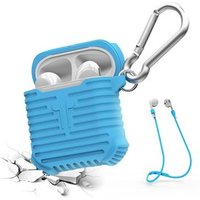 airpod bag waterproof low MOQ silicone shockproof cover earbuds holder for bluetooth ipod case for airpod in gift package