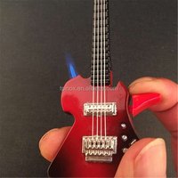 Guitar Design Windproof Mini Gas Lighter