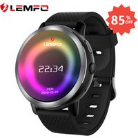 LEMFO LEM8 1.39 Inch AMOLED Screen Smartwatch MTK6739 Quad Core Android 7.1.1 2GB+16GB 4G Smart Watch 2019