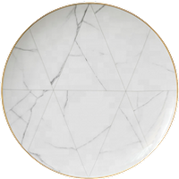 12 inch Marble Design Bone China Charger Plate