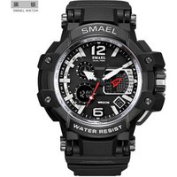 Original Brand SMAEL White Sport LED Digital 50M Waterproof Casual Watch S Shock Male Clock 1509 relogio masculino Watch Man