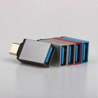 Metal USB 3.1 Type C OTG Adapter Male to USB 3.0 A Female Converter Adapter OTG Function