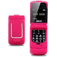 Cheapest Mini Flip Mobile Phone 0.66" Smallest SC6531 GSM 4 bands multi-language mini flip phone J9