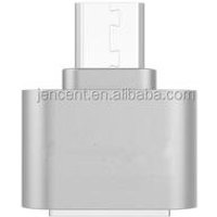 plated mini Micro USB 2.0 OTG Converter Camera Tablet OTG Adapter for Android OTG cable Reader