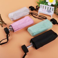 Mini Pocket umbrella sun protection Fashion Folding Rain parasol Female Gift Girls Anti-UV Waterproof Portable Travel Umbrella