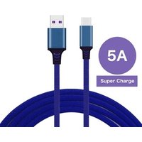 Super Charging USB-C Cable 5A for Huawei and 3A for Samsung