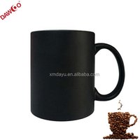 Matte Black Ceramic Coffee Mug, 11 oz