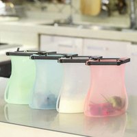 Food Grade Baby Milk Storage Bag, Custom Snack Biodegradable Stasher Reusable Silicone Food Bag