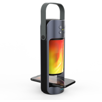 wireless speaker flame LED night light & TWS function with wireless charger support TF card and USB