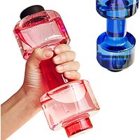 Plastic Dumbbell Shaped Sports Water Bottle