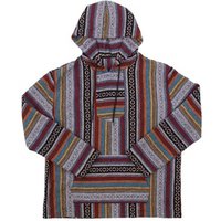 Monogrammed Printed Free Spirit Serape Baja Hoodie