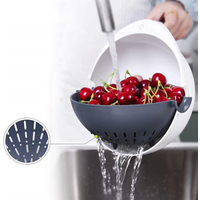 2 1 Water Saving Drain Basket & Colander
