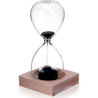 Timer Hourglass Beech Wood Base