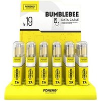 FONENG Wholesale 30 pcs phone accessories USB Cable with display box packaging