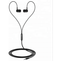 wholesale white and black ear phones for call headphone 3.5mm connector wired earphone with microphone qcy t3