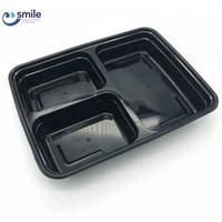 BPA Free 3 Compartment Microwave Food Container