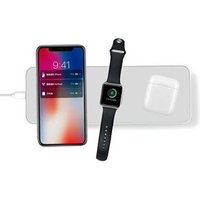 3 In 1 Mobile Phone Watch Earphone Wireless Charging Aluminium Alloy 10W 7.5W Fast Wireless Charger