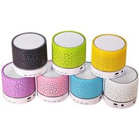 Portable Mini LED Bluetooth Speakers Wireless Small Music Audio TF USB FM Light Stereo Sound Speaker For Phone With Mic