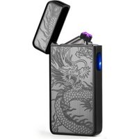 Rechargeable Dual Arc USB Electric Lighter LED Light