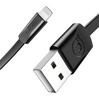 USAMS 2A Original Fast Charging for lightning USB Cable Flat Sync Data Phone Cable for iPad iPhone 5S 6 6S 7 8 1.2M