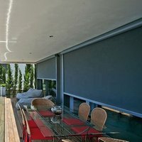 Manufacturers High Quality Wind Fire Water proof Outdoor Motorized Patio Blinds