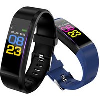 ID115 Plus HR Color Screen Smart Watch Band Wristband Fitness Tracker Bracelet