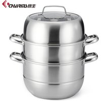 Large Universal Foldable Expandable 3 Tier 10 Quart Cooker Steamer Insert