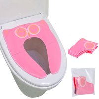 Amazon Hot Sell Child Kids safety Potty Toilet Seat Cover For Child Potty Training folding Travel toliet seat cover