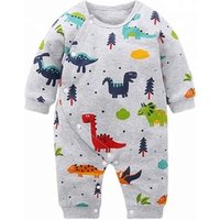 Printed Animal Organic Romper