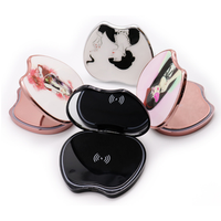 2018 newest popular cosmetic box mirror 10w Qi certified desktop mini universal wireless charging pad