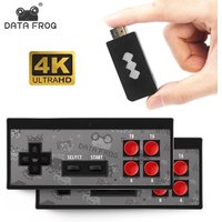 Data Frog 8 bit Retro Video TV Game Console Y2 HD Built-in 568 Classic Games Potable Mini Wireless Controller Dual Gamepads