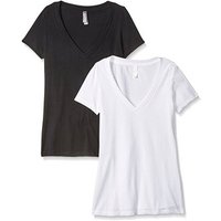 Deep V Neck Cotton T Shirt