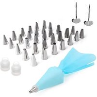 Cake Decorating Supplies Kit Stainless Steel Icing Nozzles