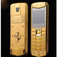 Factory wholesale Business Bar phone Luxury Leather Metal Mini Mobile phone for Men Women