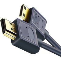 CABLETIME Mini HDMI to HDMI Cable 4k 2.0 60Hz Fireproof for HDTV PC Tablet PS4,1m 3ft