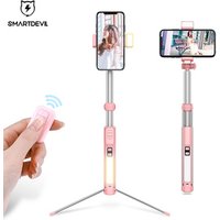 Bluetooth Selfie Stick Tripod, Extendable Phone Tripod Selfie Stick with Wireless Remote and Mini Pocket Selfie Stick for iPhone